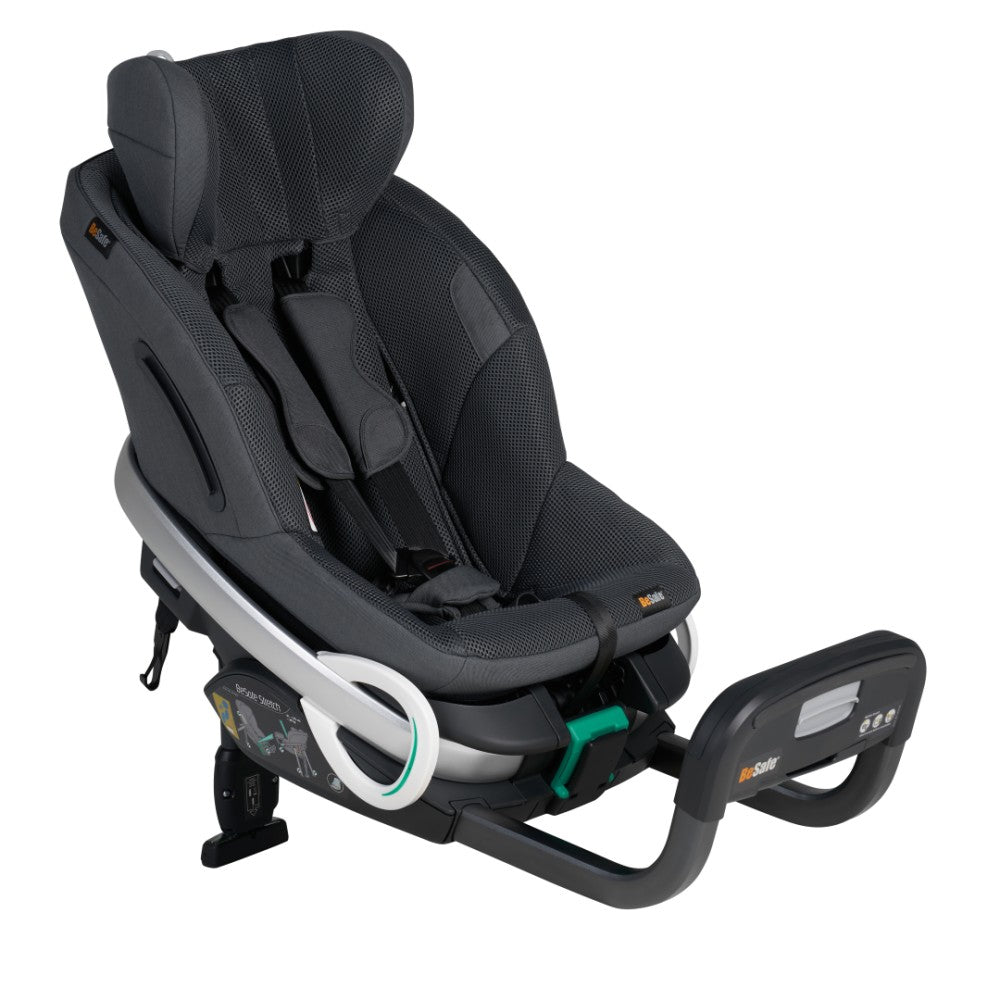 BeSafe autosjedalica Stretch (61-125 cm) Antracit mesh, tamno siva