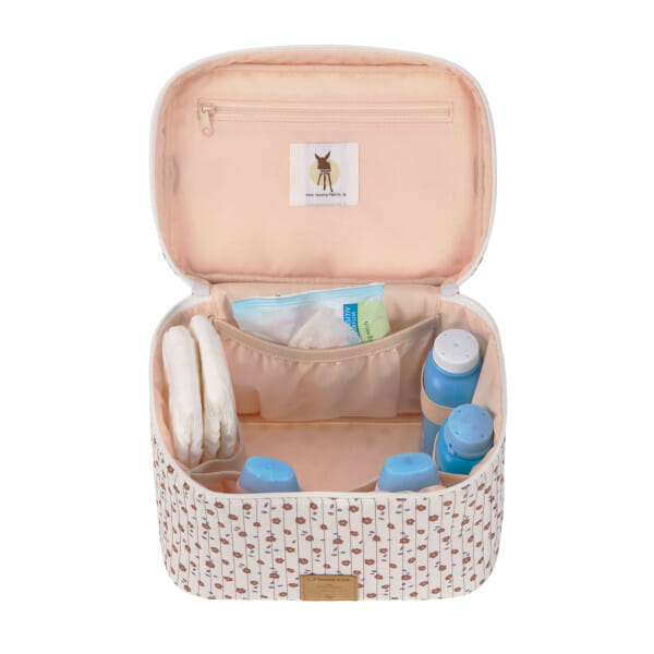 Lässig CAS Toiletry Bag Flowers White