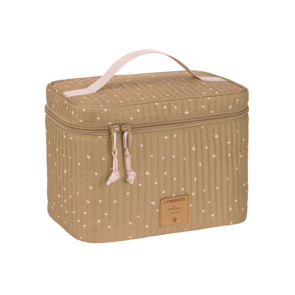 Lässig CAS Toiletry Bag Dots Curry