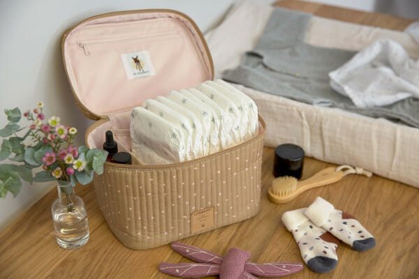 Lässig CAS Toiletry Bag Dots Curry