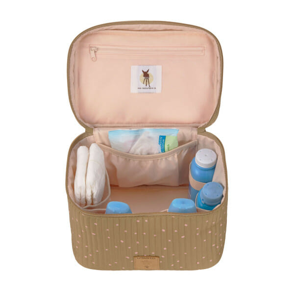 Lässig CAS Toiletry Bag Dots Curry