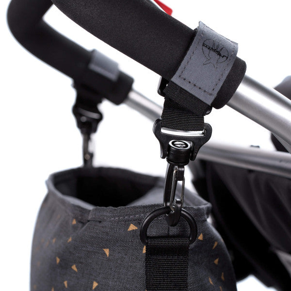 Lässig CAS Triangle stroller organizer dark gray
