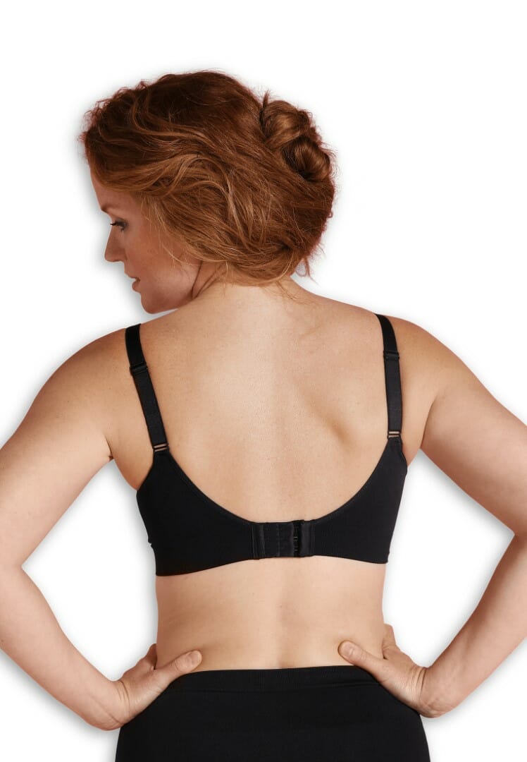 Carriwell Seamless Maternity and Nursing Bra, Original, Black, I/S