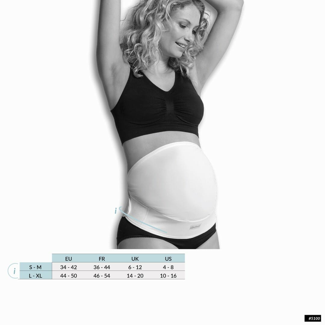Carriwell Adjustable Maternity Support Belt, White, L/XL