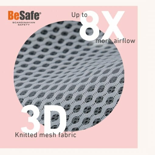 BeSafe autosjedalica iZi Go Modular X2 i-Size (40-75 cm), Peak mesh, siva