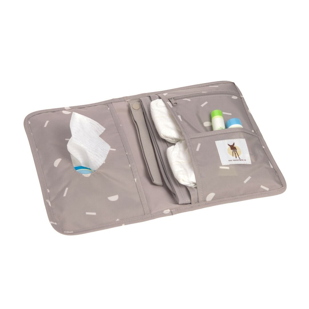 Lässig CAS Changing bag Blocks gray beige