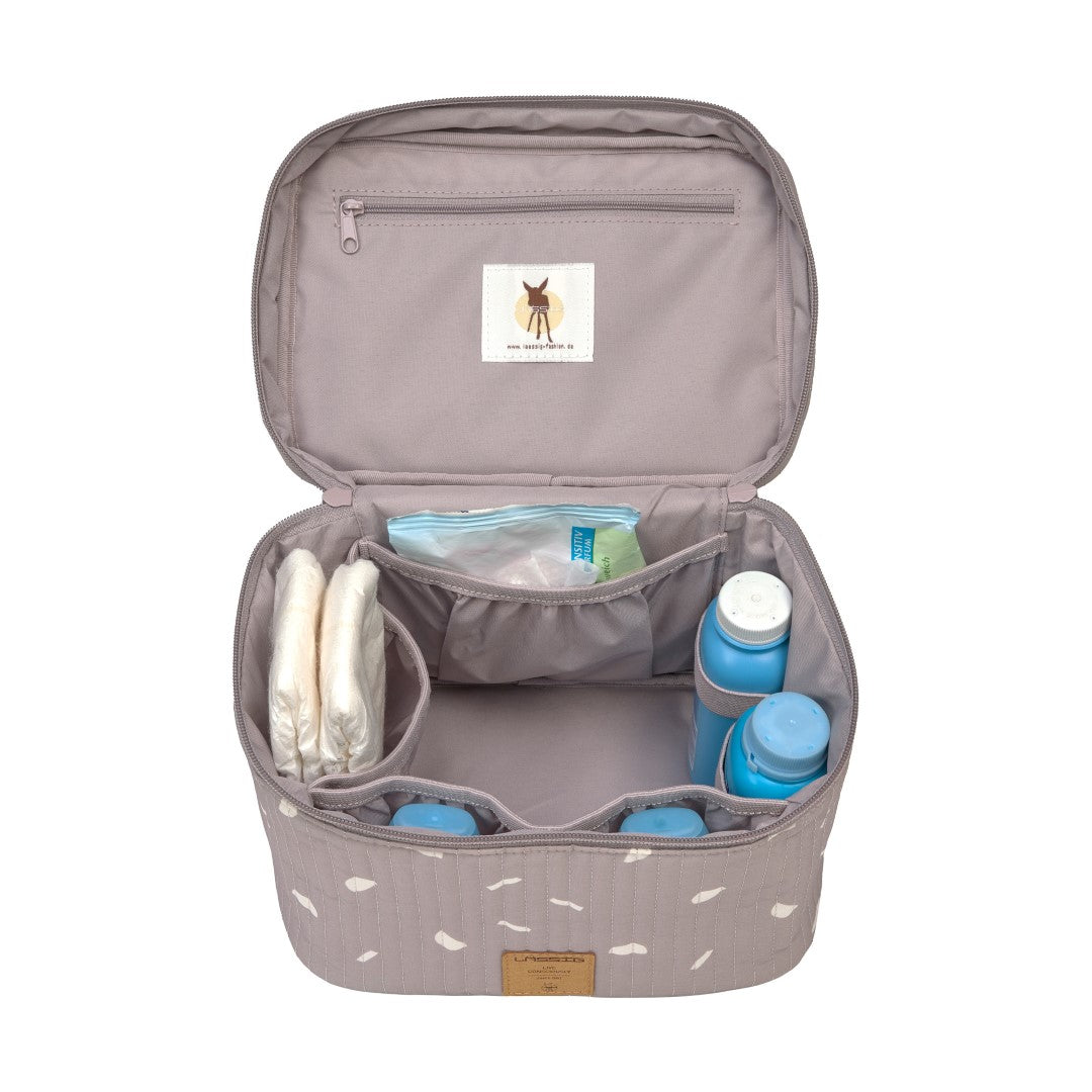 Lässig CAS Toiletry bag Blocks gray beige