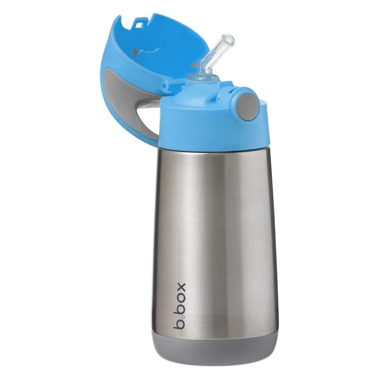 b.box Termo bočica sa slamkom, 350ml - blue slate