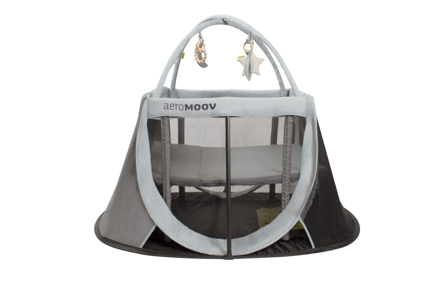 AeroMoov luk s igračkama za putni krevetić, Grey rock
