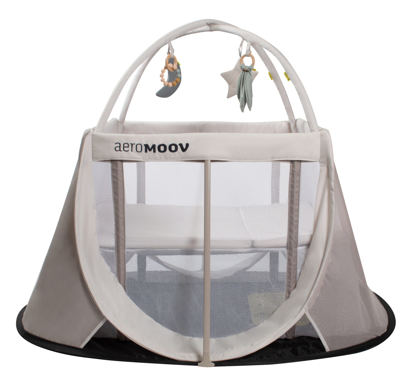 AeroMoov luk s igračkama za putni krevetić, White sand