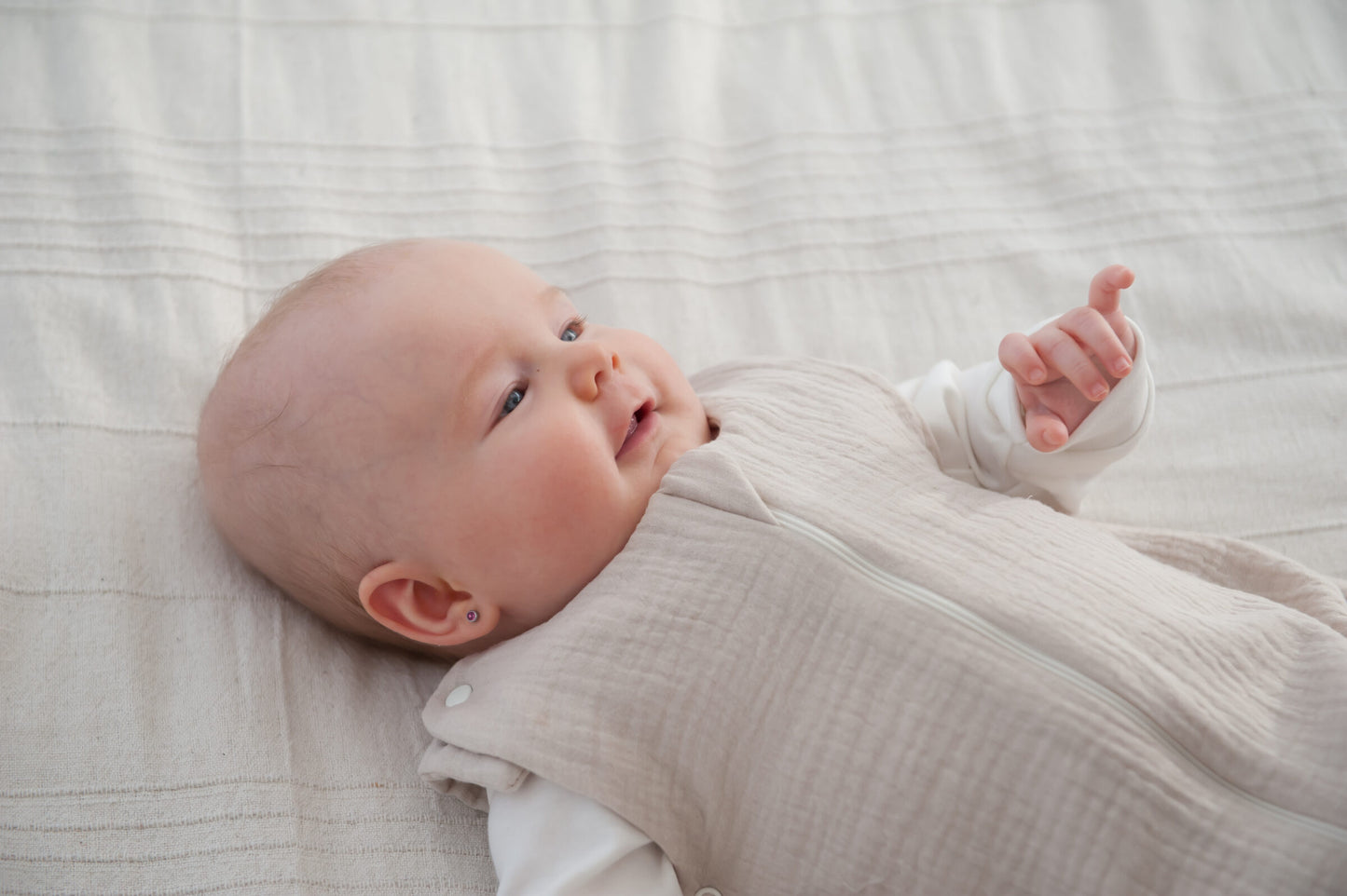 Kenguru Gold Vreća za spavanje od muslina TOG1, "hazelnut", 4-8m