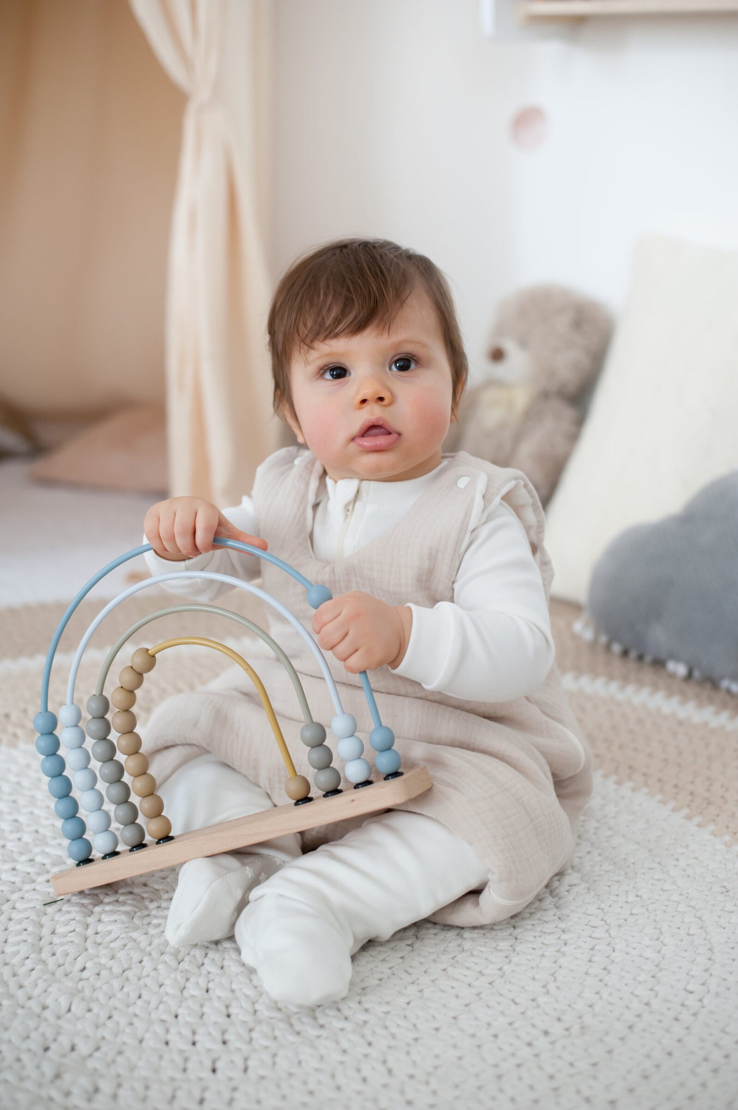 Kenguru Gold Vreća za spavanje od muslina TOG1, "hazelnut", 4-8m