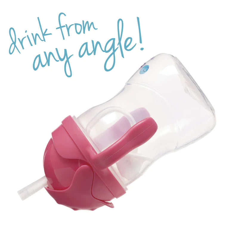 b.box Sippy cup bočica sa slamkom - raspberry