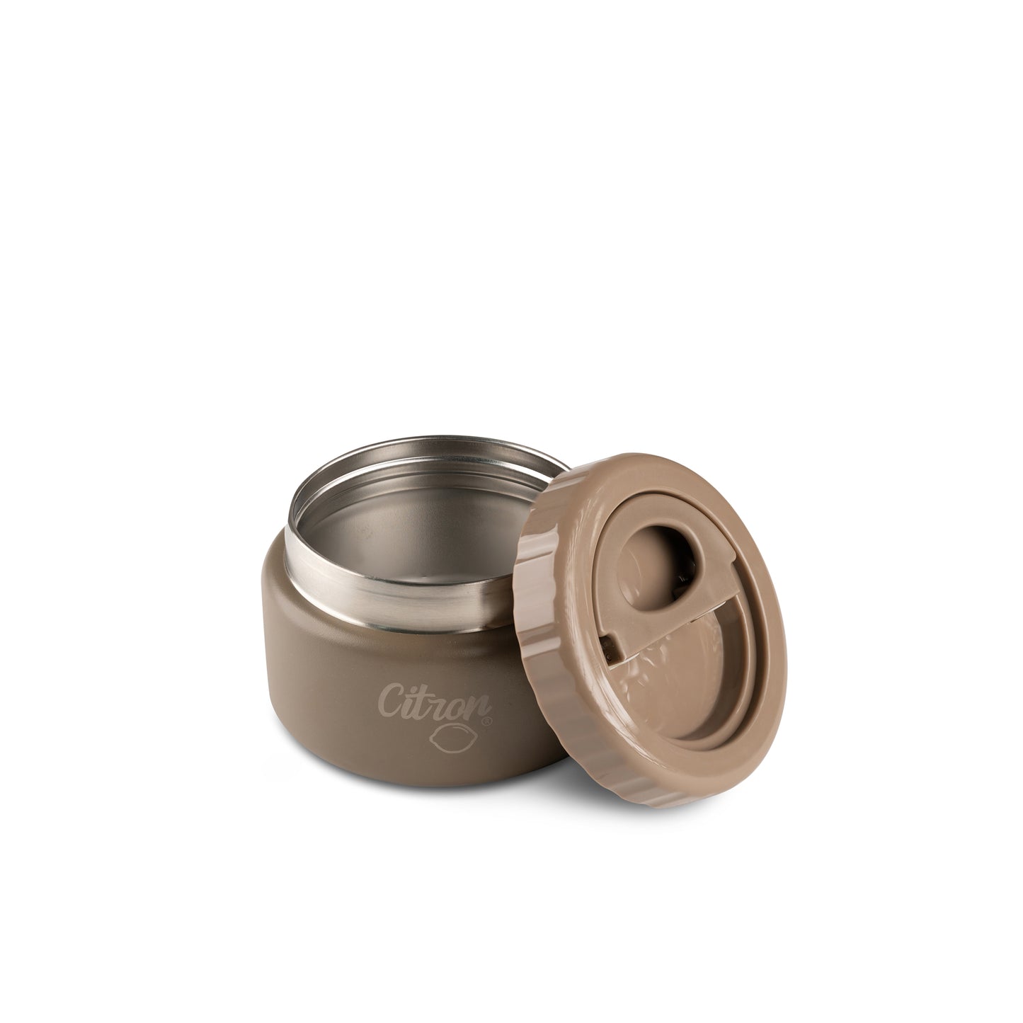 Citron Thermo food container small 250 ml Brown
