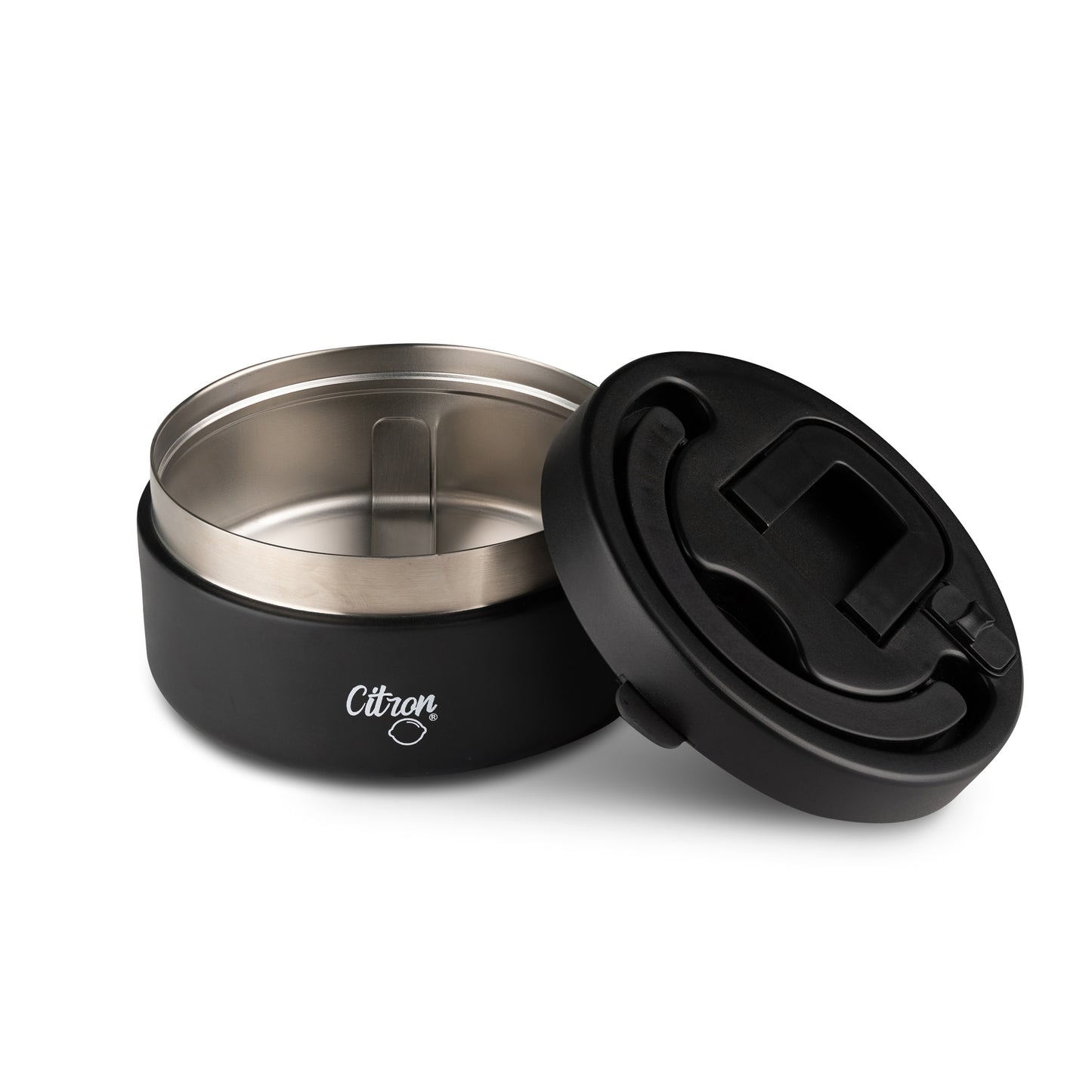 Citron Thermo food container large 400 ml Black