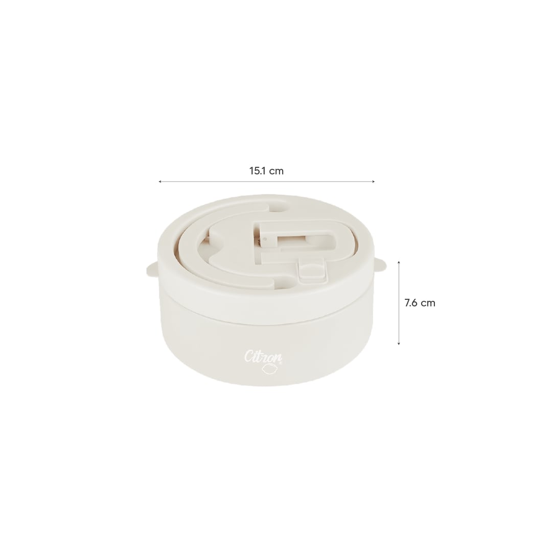 Citron Thermo food container large 400 ml Black