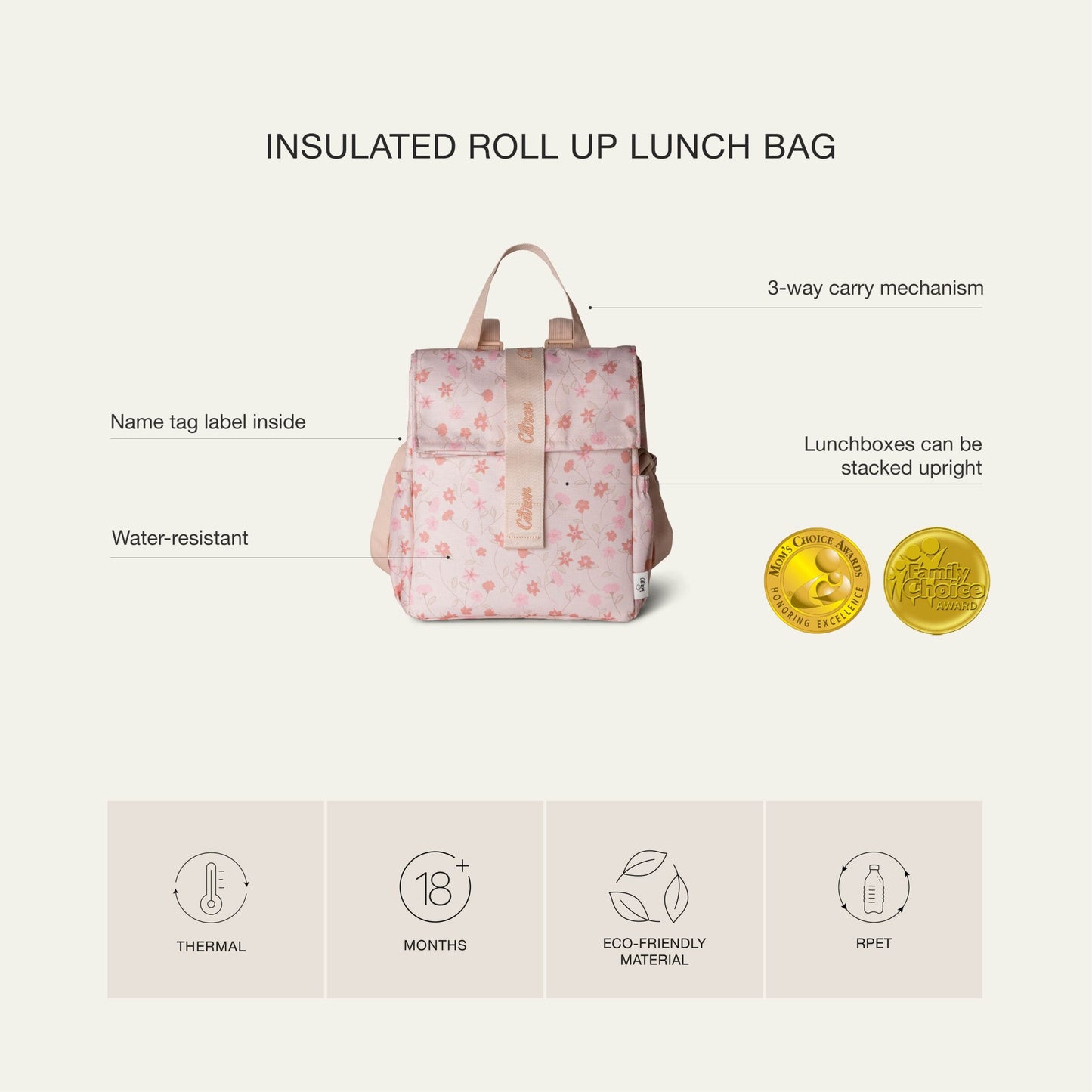 Citron Termo Roll Up Unicorn Blush Pink
