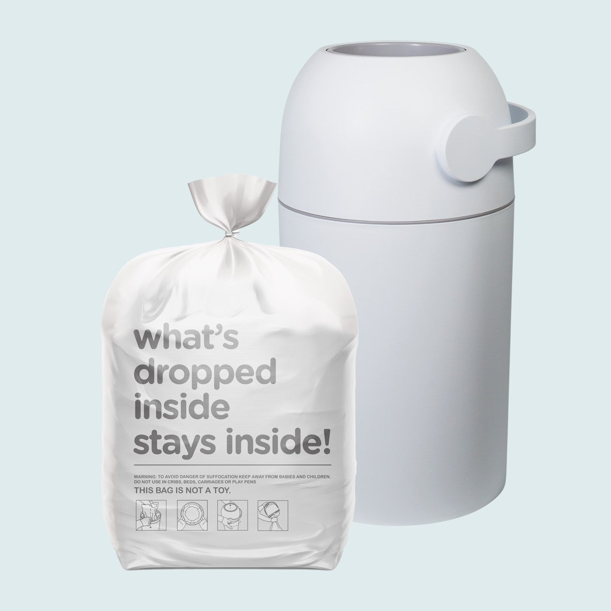 Magic Majestic diaper pail Blush Pink