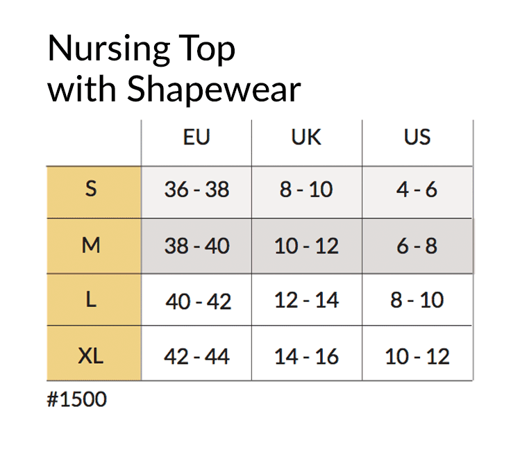 Carriwell Nursing undershirt, seamless - white, M