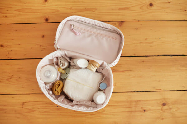 Lässig CAS Toiletry Bag Flowers White