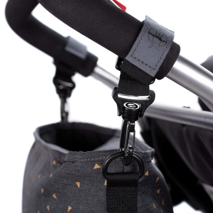 Lässig CAS Triangle stroller organizer dark gray