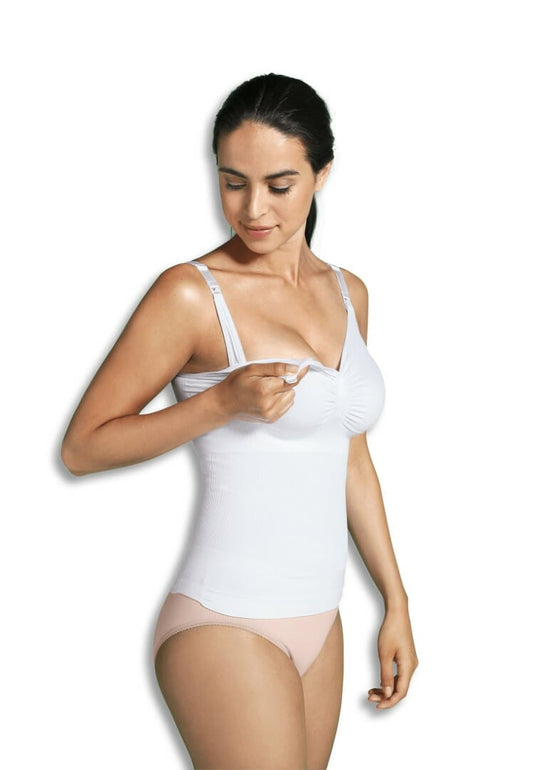 Carriwell Seamless Nursing Undershirt - White, XL