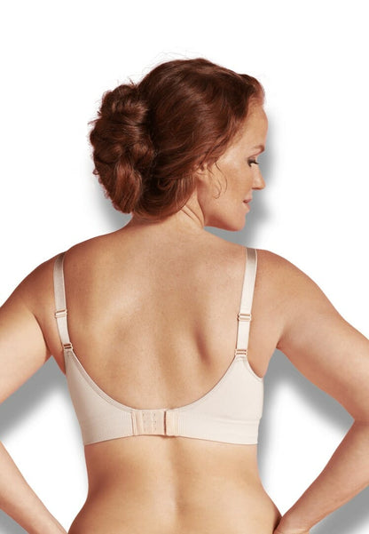 Carriwell Seamless Maternity and Nursing Bra - Original, Leather Color, III/L