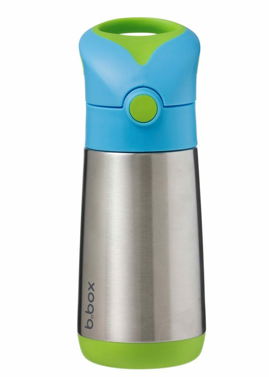 b.box Thermo bottle with straw, 350ml - ocean breeze
