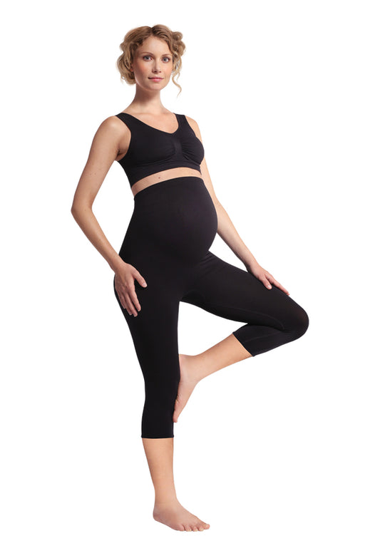 Carriwell Comfort Support Leggings 3/4, Black M