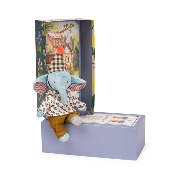 Moulin Roty plišani slon Pablo Les Minouchkas