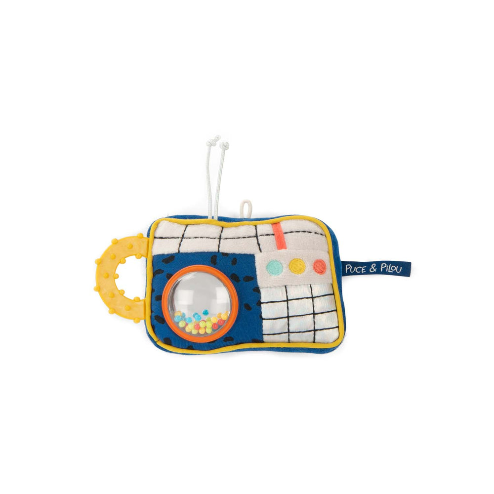 Moulin Roty senzorna igračka mini radio Puce & Pilou