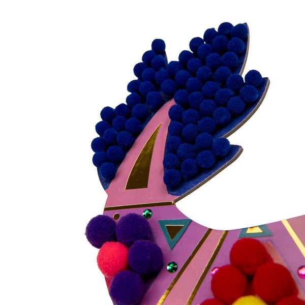 Moulin Roty kreativni set Zmaj s pomponima Les comètes filantes