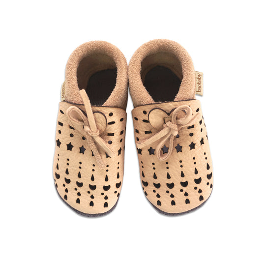Baobaby Soft children's shoes, Sandals, Dots powder, XS