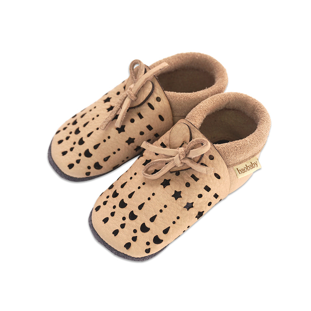 Baobaby Soft children's shoes, Sandals, Dots powder, XS