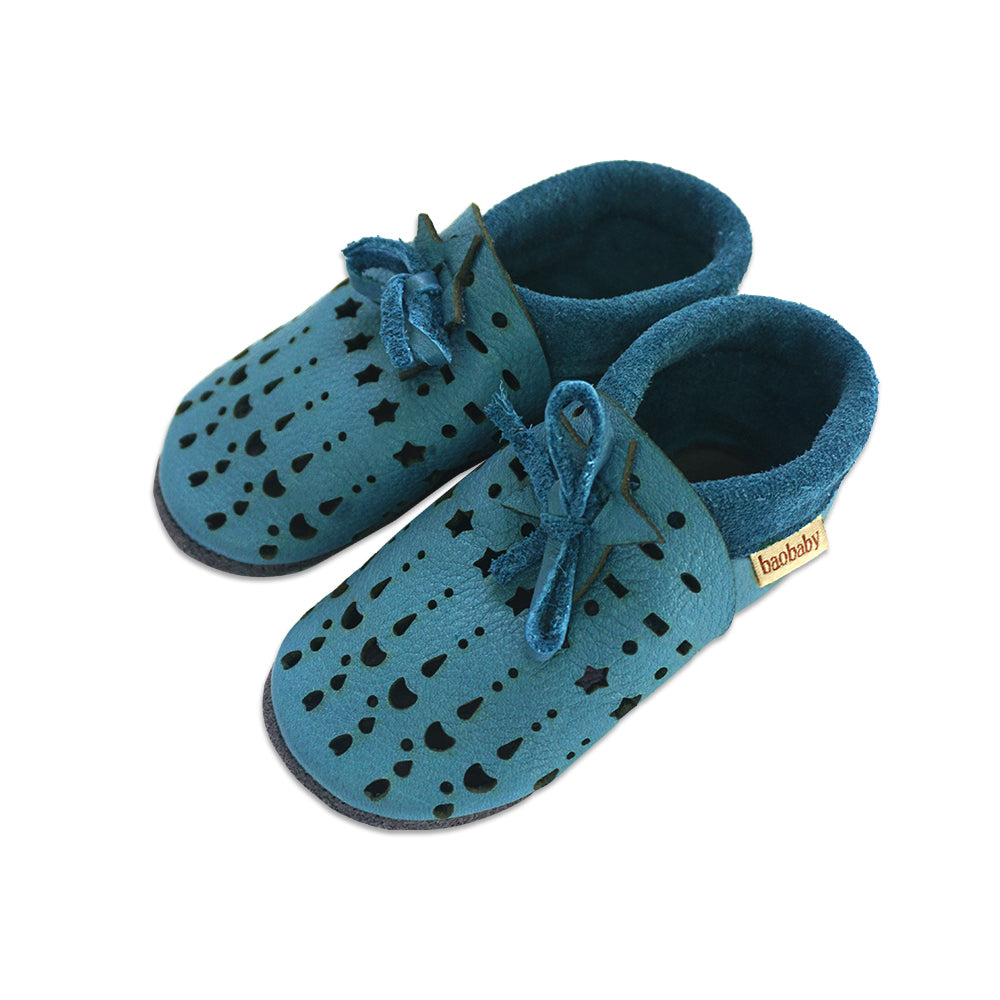 Baobaby Soft children's shoes, Sandals, Dots sky, XS