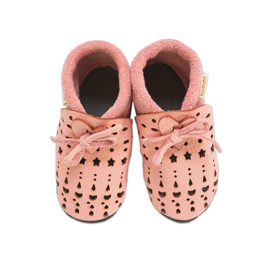 Baobaby Soft children's shoes, Sandals, Dots pink, XS