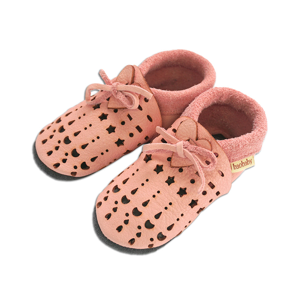 Baobaby Soft children's shoes, Sandals, Dots pink, M