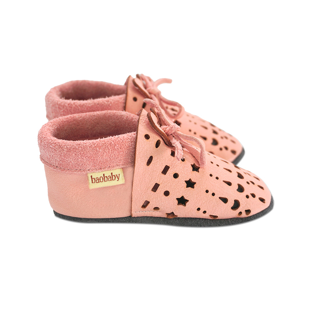 Baobaby Soft children's shoes, Sandals, Dots pink, M