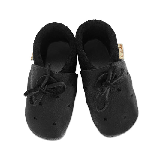 Baobaby Soft children's shoes, Sandals, Stars black, XL