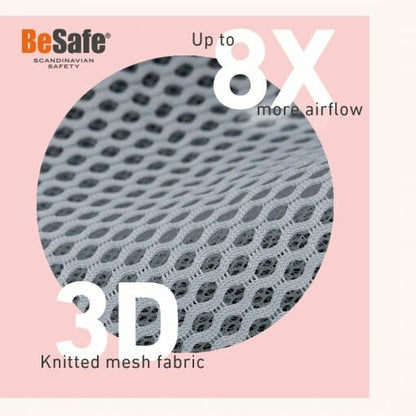 BeSafe autosjedalica iZi Go Modular X2 i-Size (40-75 cm), Peak mesh, siva