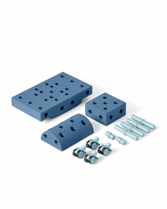 MODU Curiosity set, Deep Blue / Sky Blue