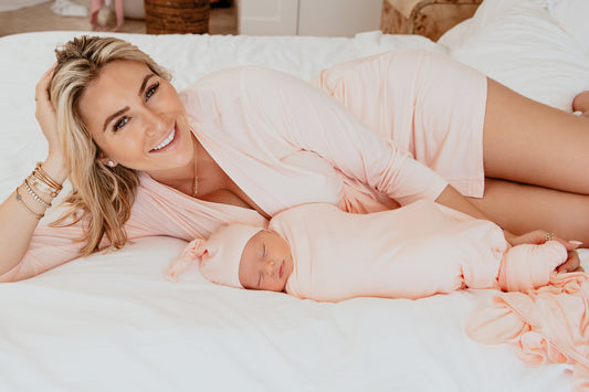 LUXE Bamboo Newborn Gown Set