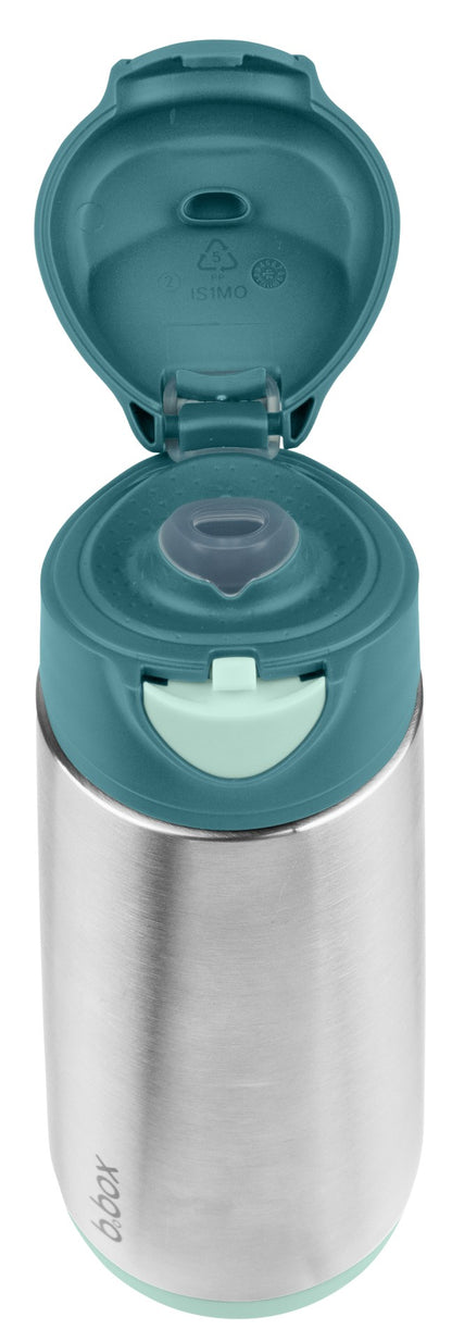 b.box Thermo flask, sports, 500ml - emerald forest