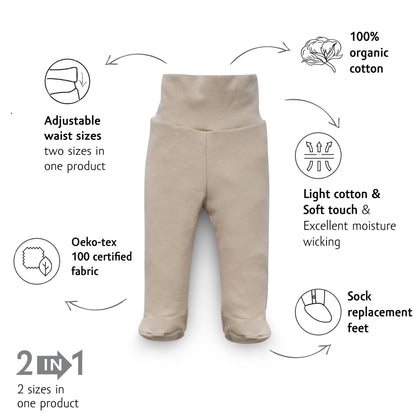Kenguru Gold Hlačice za bebe "hazelnut" 56-62