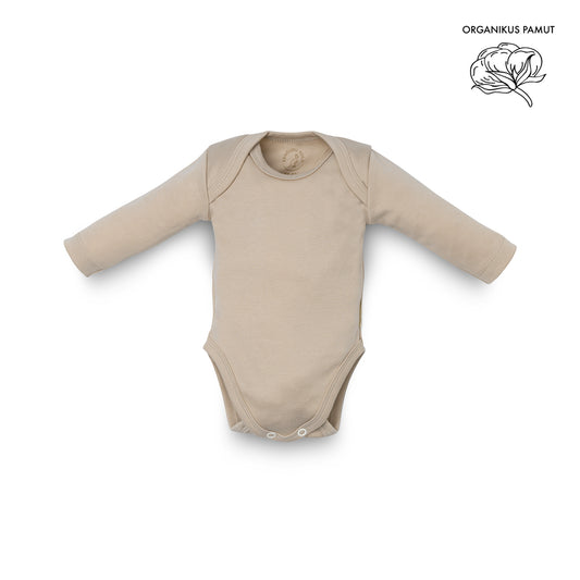 Kenguru Gold Body for babies with a comfortable neckline "hazelnut" 50-56