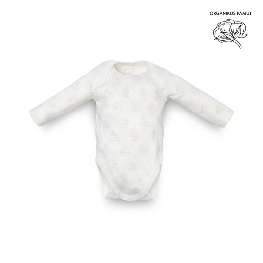 Kenguru Gold Body for babies with a comfortable neckline "full print" 56-62