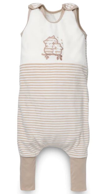Kenguru Gold Sleeping bag with legs TOG2.5, "Stripes-owl", 2-4 years
