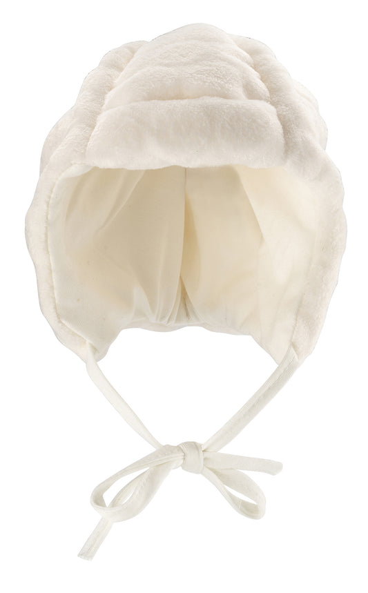 Kenguru Gold Warm cap for baby "ecru", 37-39cm