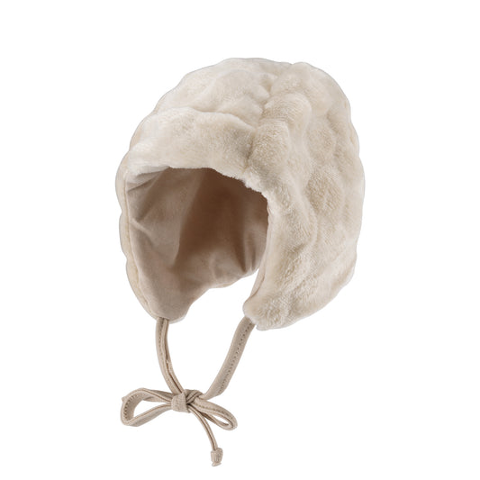 Kenguru Gold Warm cap for baby "hazelnut", 41-43cm