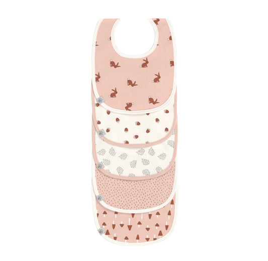 Lässig Bib Set 5 pcs, Little Forest Rabbit